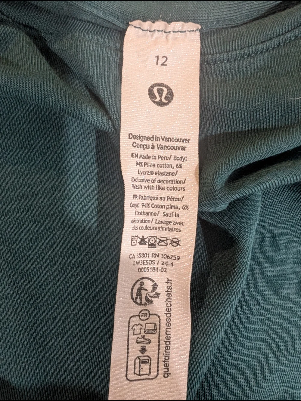 lululemon athletica excellent approx